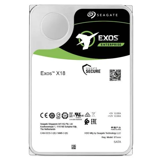 18Tb Seagate Exos X18 St18000nm000j 7200Rpm Ent. *Bring-In-Warranty*