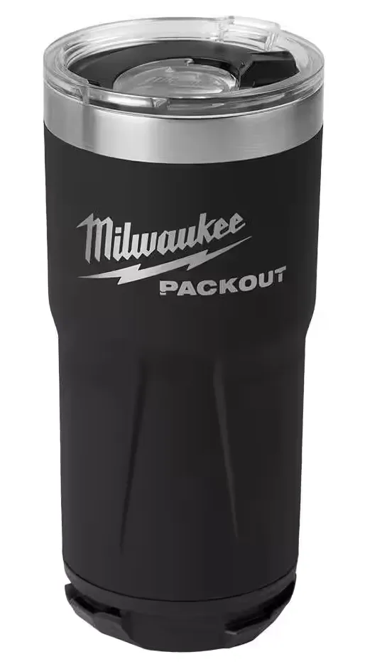 48-22-8392B Milwaukee PACKOUT 20oz Tumbler - Black