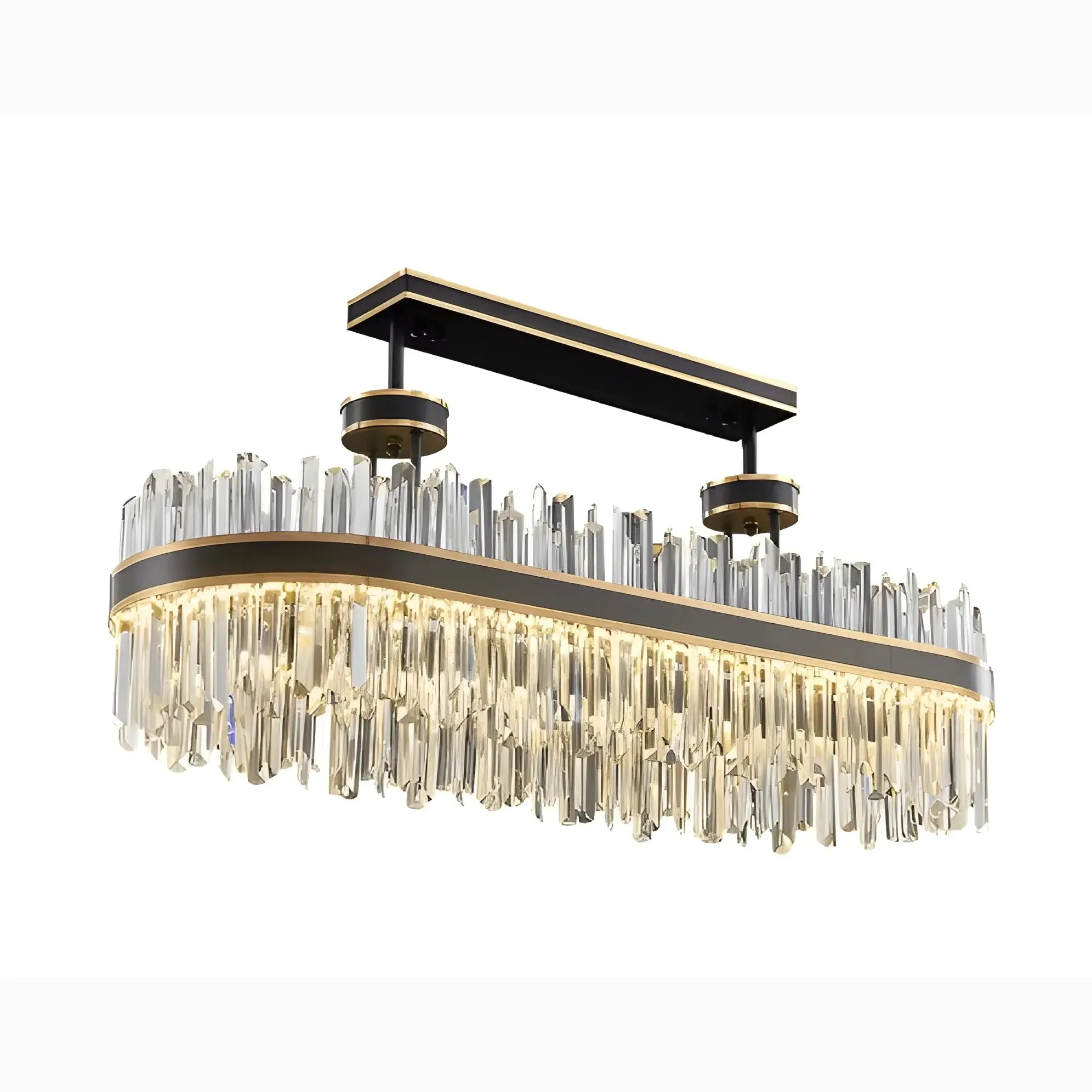 Ahrntal | Luxury Oval Crystal LED Chandelier for Dining room