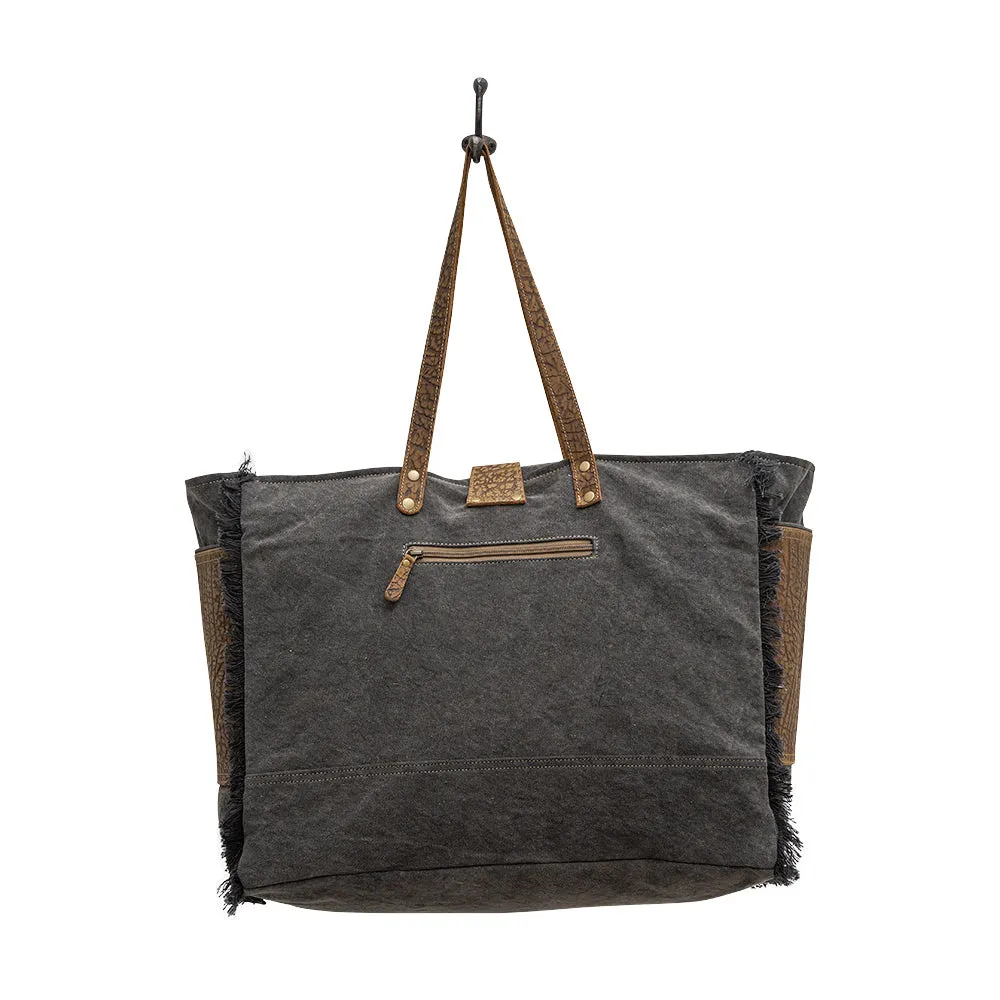 Asher Canvas And Hairon Bag