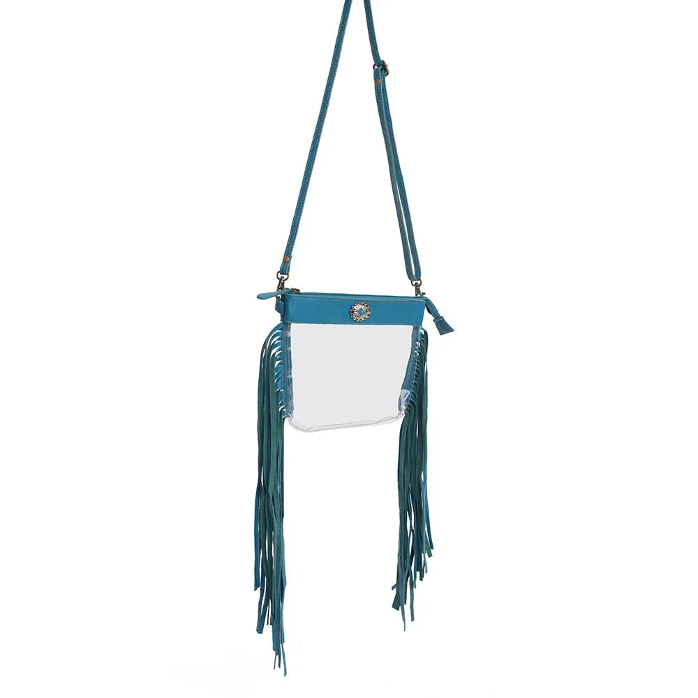 Azura Clear Bag in Blue