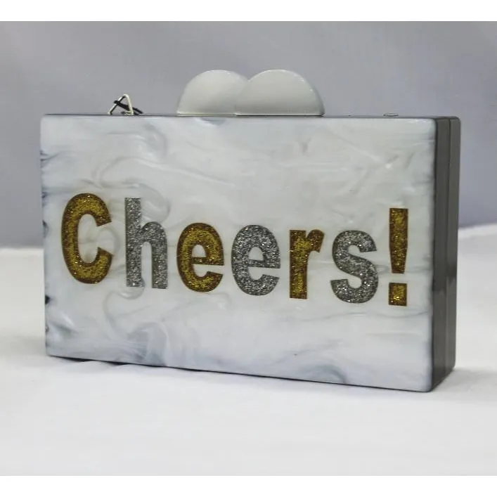 Bari Lynn Acrylic Box Bag