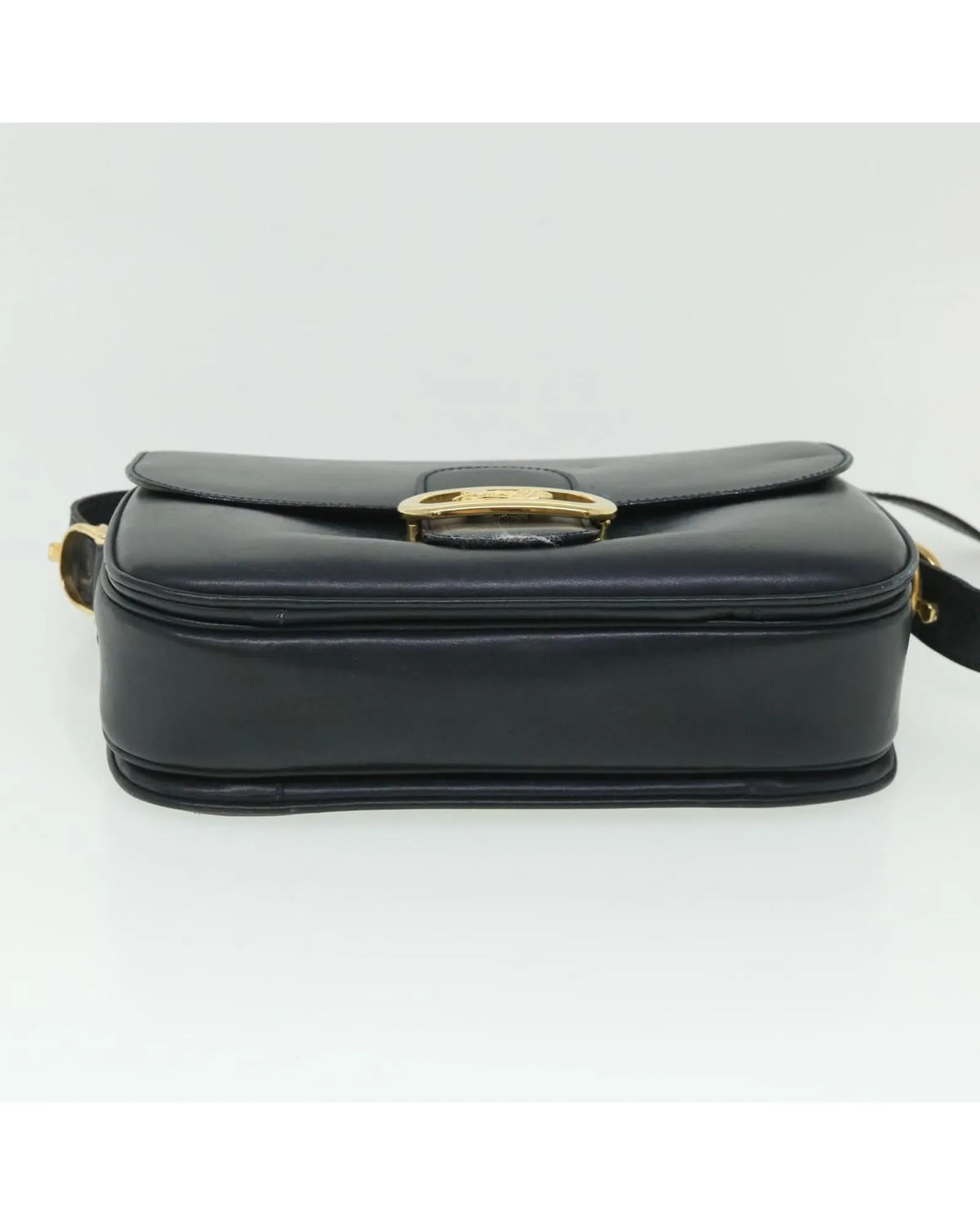 Black Leather Shoulder Bag - Authentic Celine - Used Condition