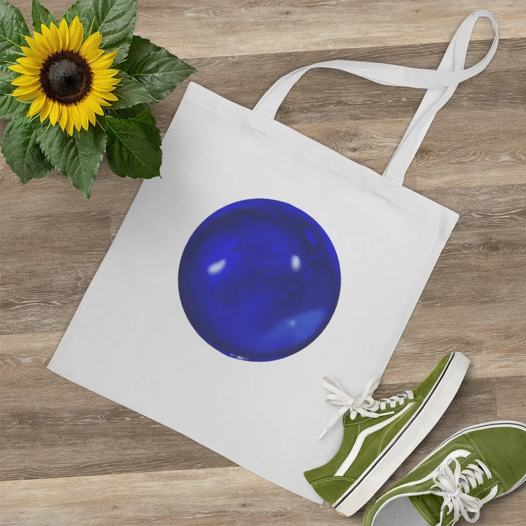 Blue Orb Tote Bag