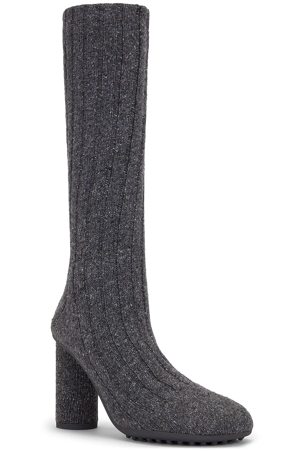 Boots Bottega Veneta Atomic Wool Sock, anthracite