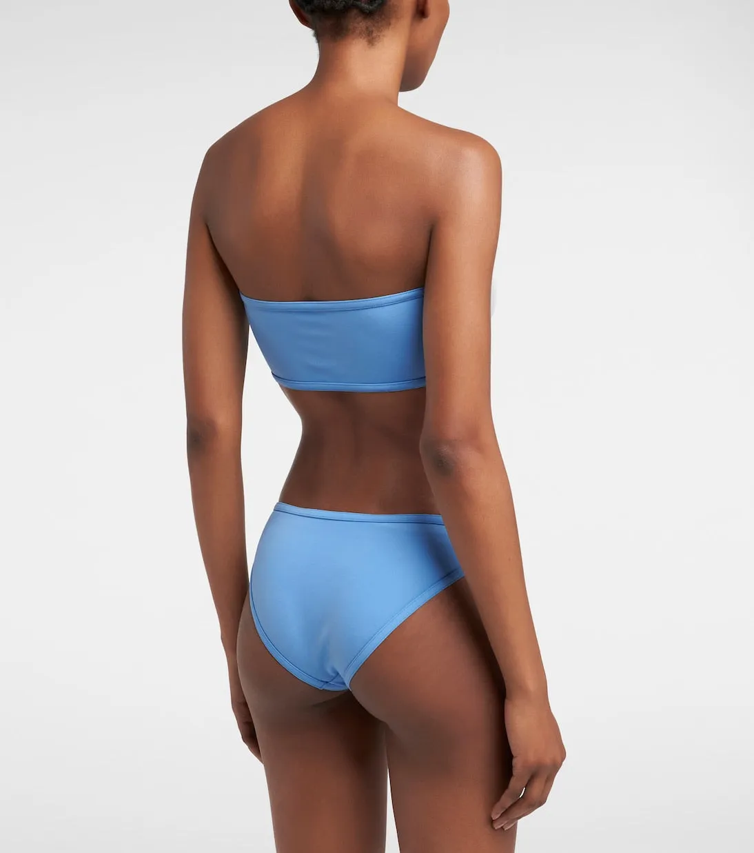 Bottega Veneta bandeau bikini, blue