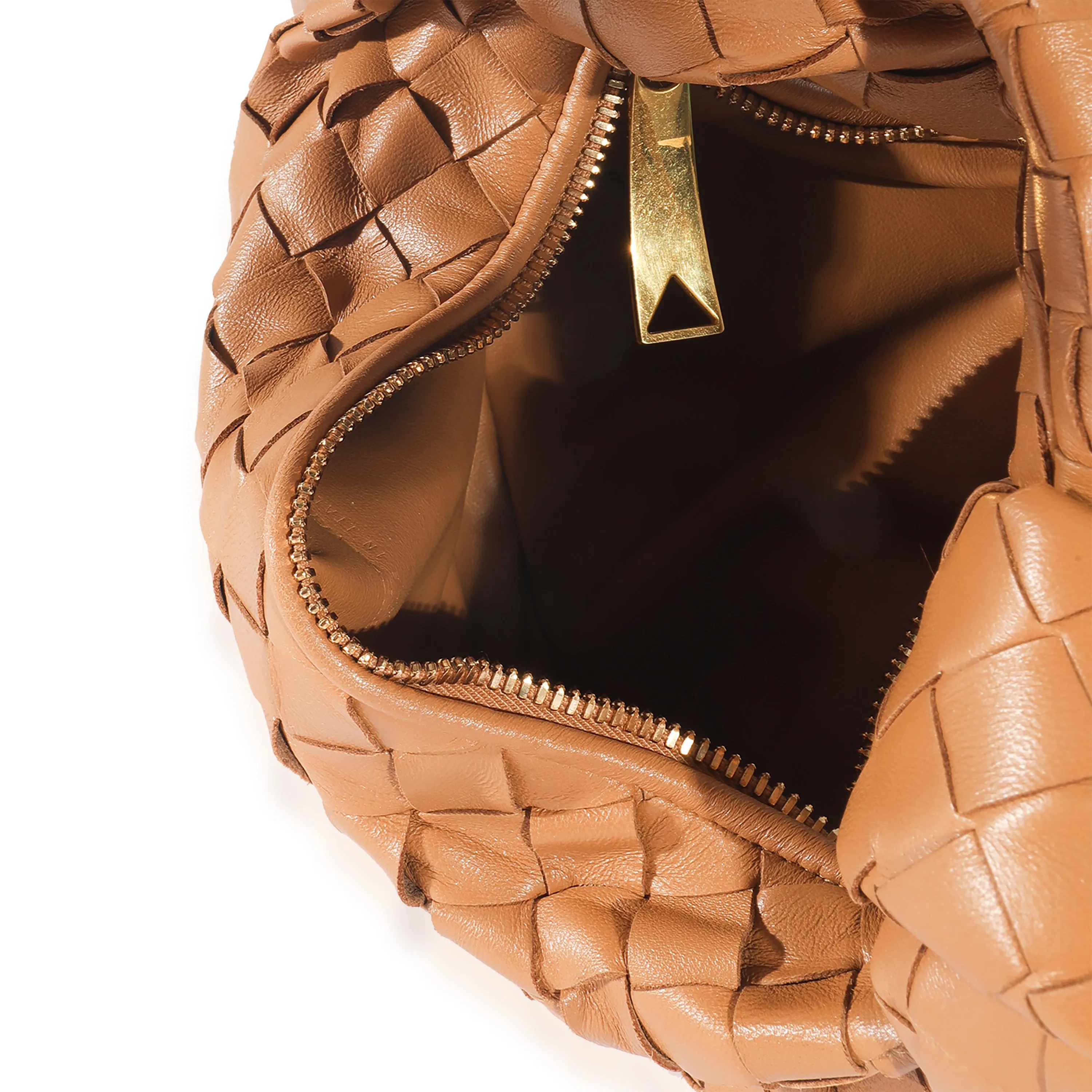 Bottega Veneta Brown Intrecciato Leather Mini Jodie Bag