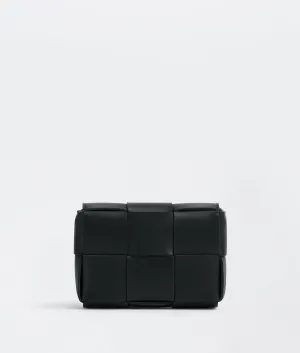 Bottega Veneta Cassette Leather Crossbody Black