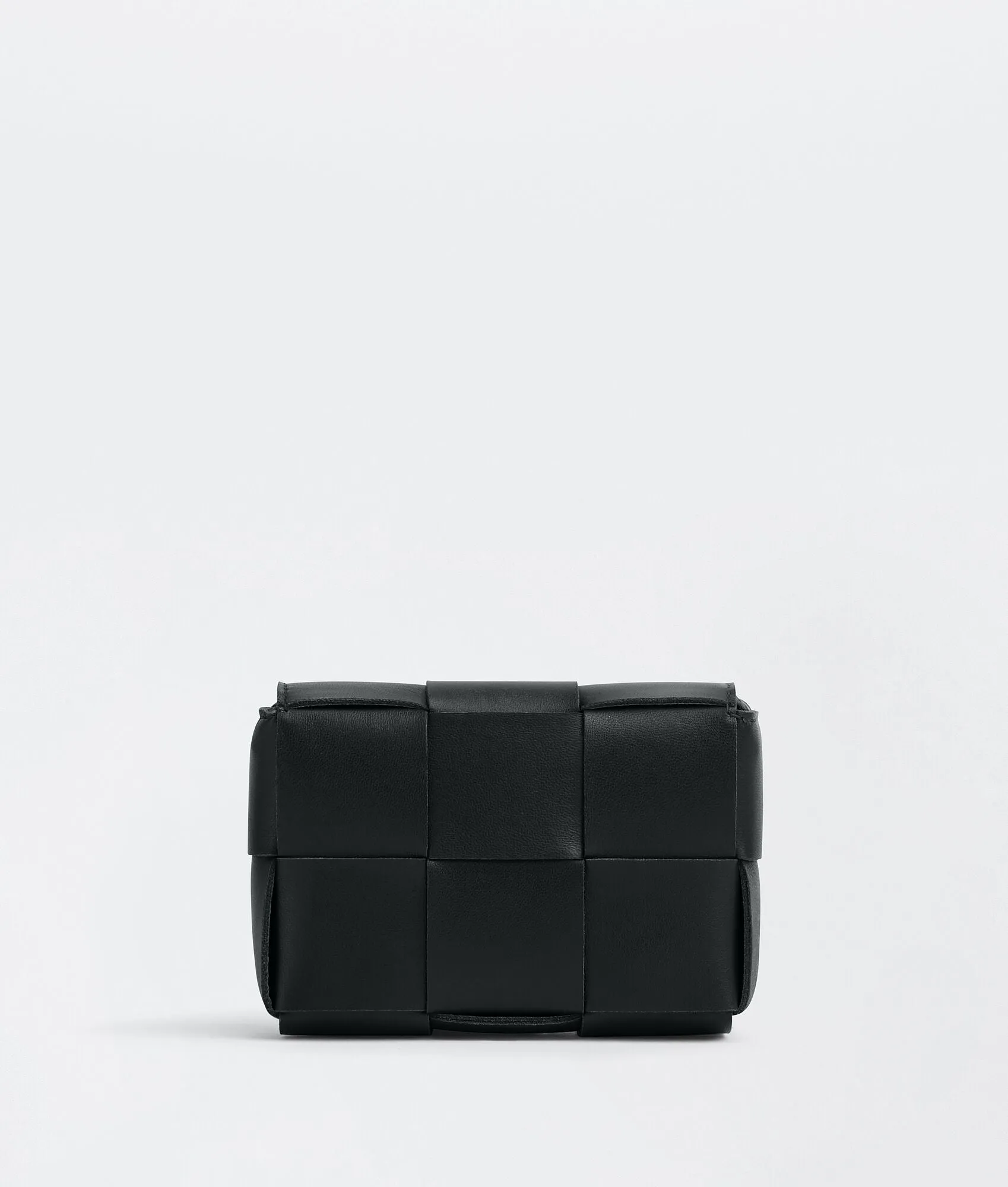 Bottega Veneta Cassette Leather Crossbody Black