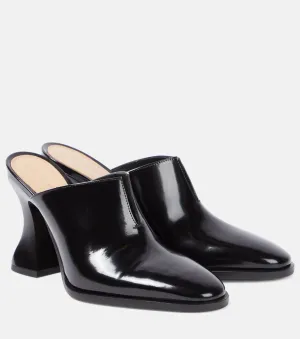 Bottega Veneta cha-cha leather mules, black