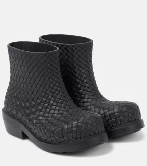 Bottega Veneta fireman ankle boots, black