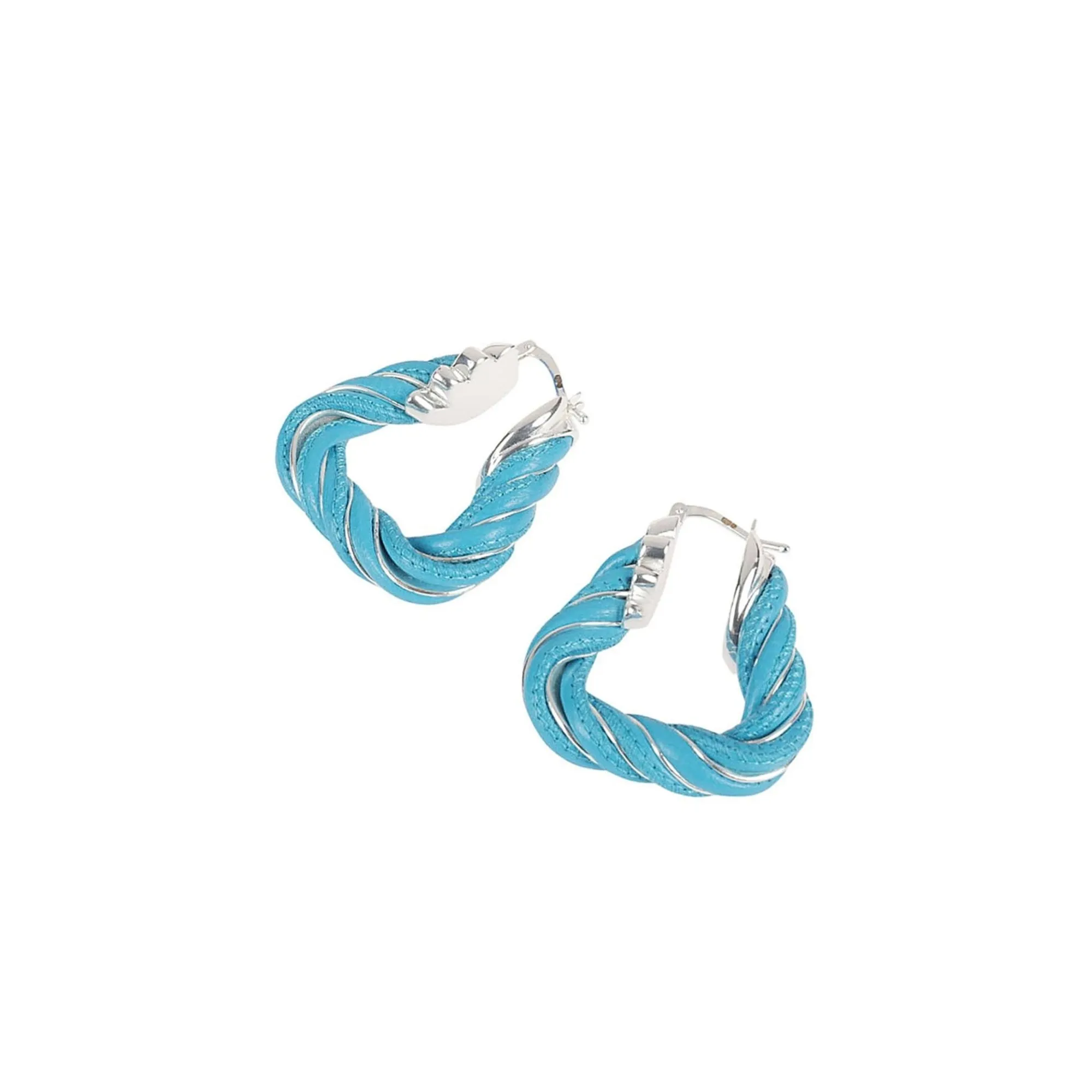 Bottega Veneta Twisted Hoop Earrings