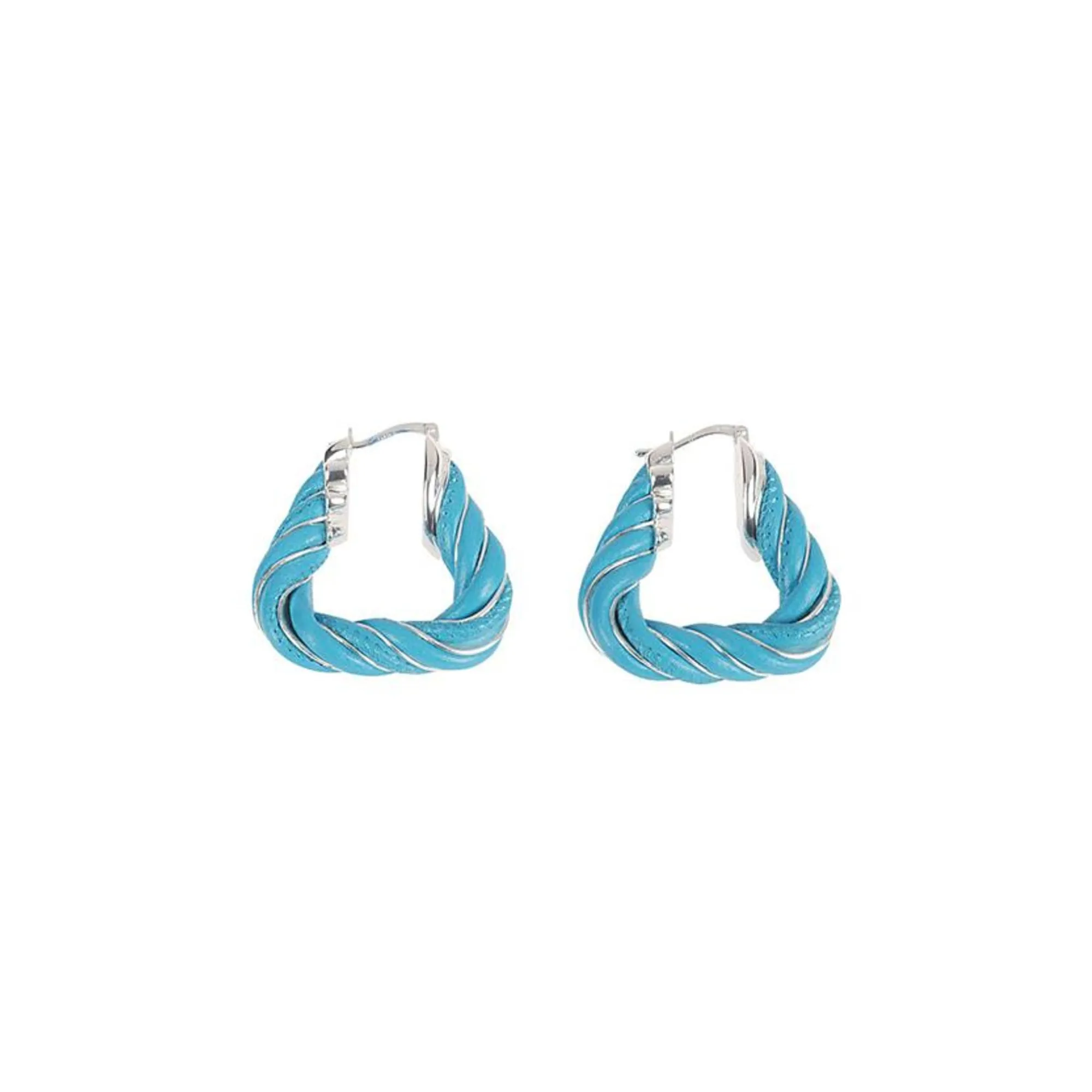 Bottega Veneta Twisted Hoop Earrings