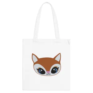 Brown Deer Head Tote Bag