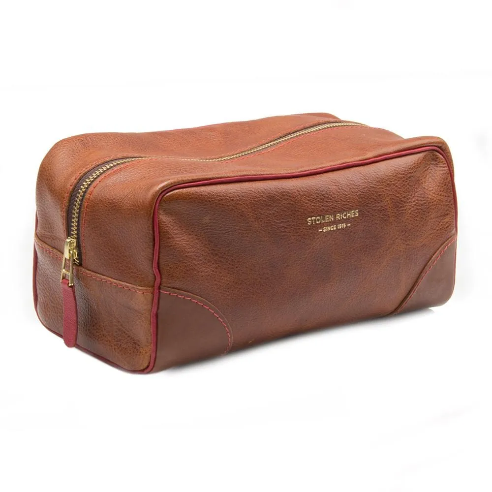 Brown Dopp Bag