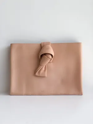 Celine Lambskin Knotted Clutch