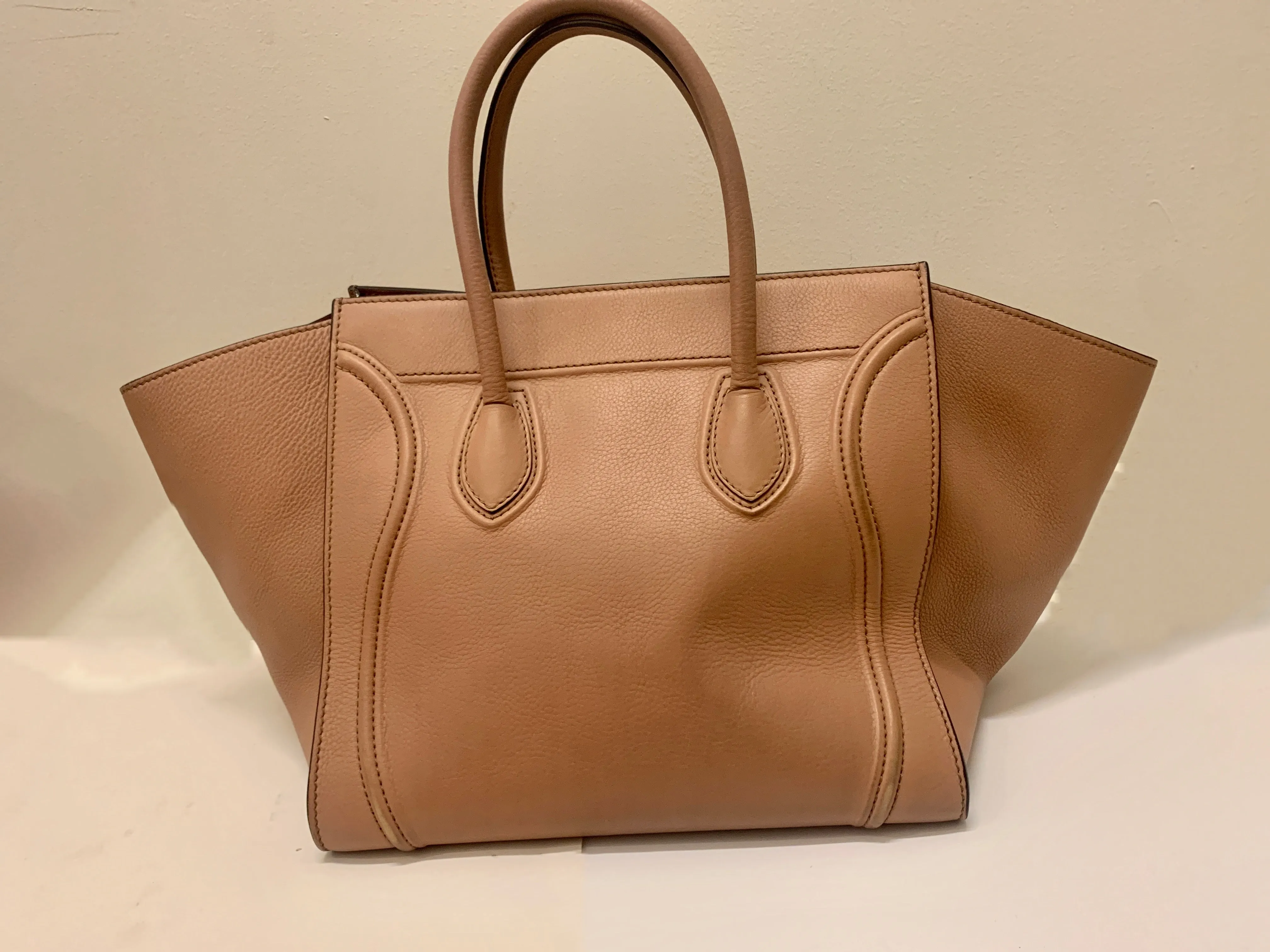 Celine Luggage Phantom Calfskin Handbag