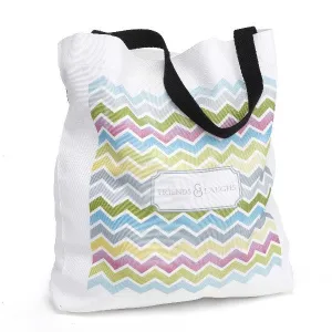 chevron tote bag