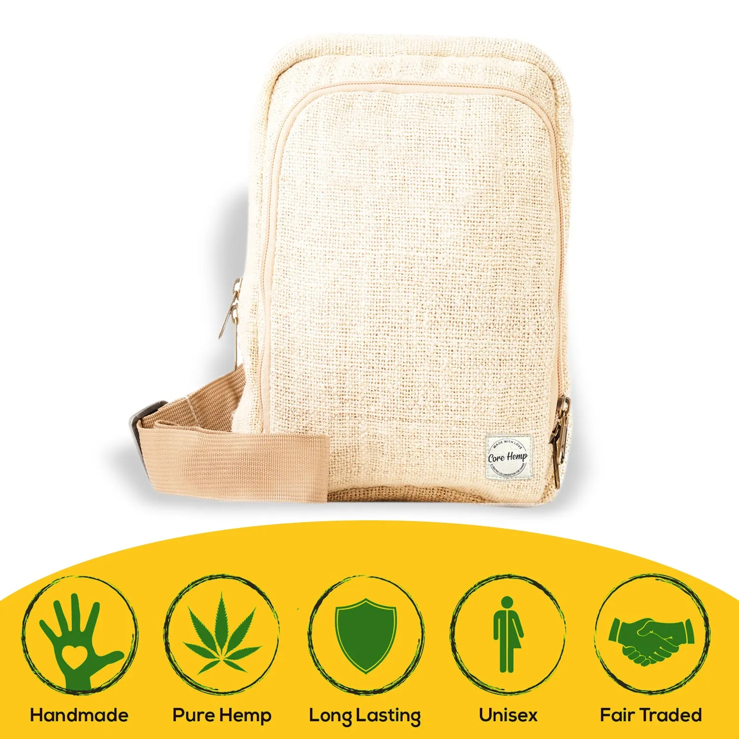 Core Hemp Sling Bag Backpack - Bodhi