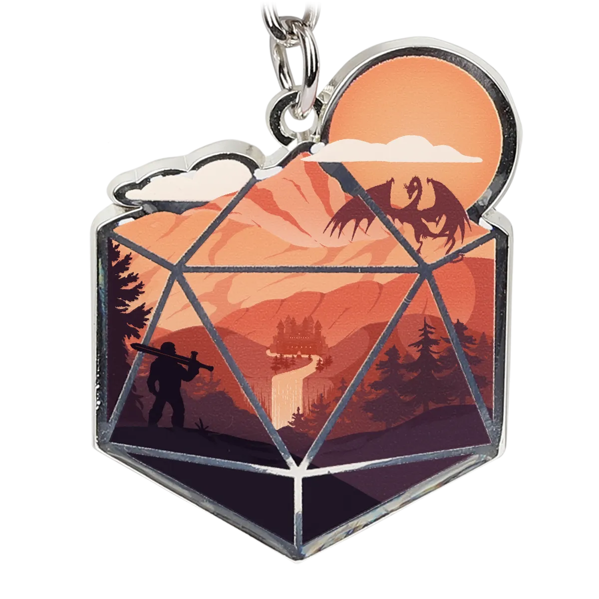 D20 Hero Keychain