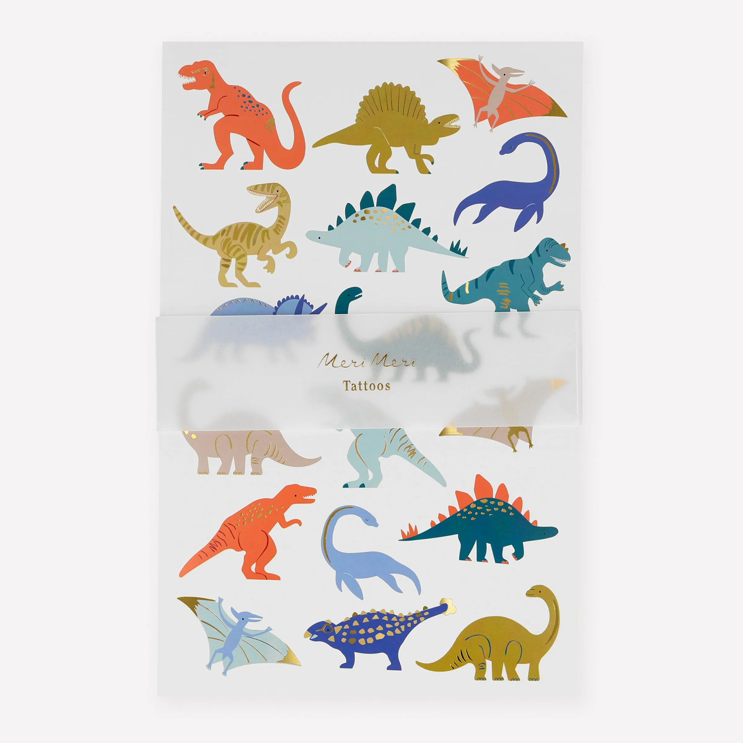 Dinosaurs Tattoo Sheets (x 2 sheets)