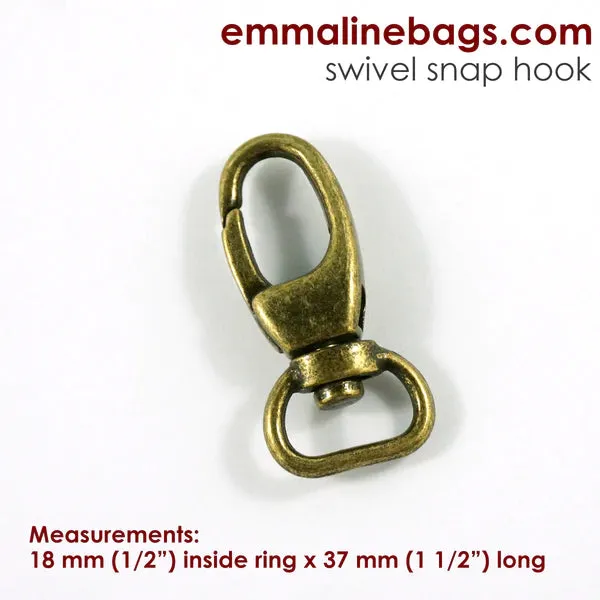 Emmaline Swivel Snap Hook - 3/4" Designer Profile