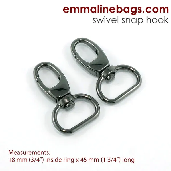 Emmaline Swivel Snap Hook - 3/4" Designer Profile