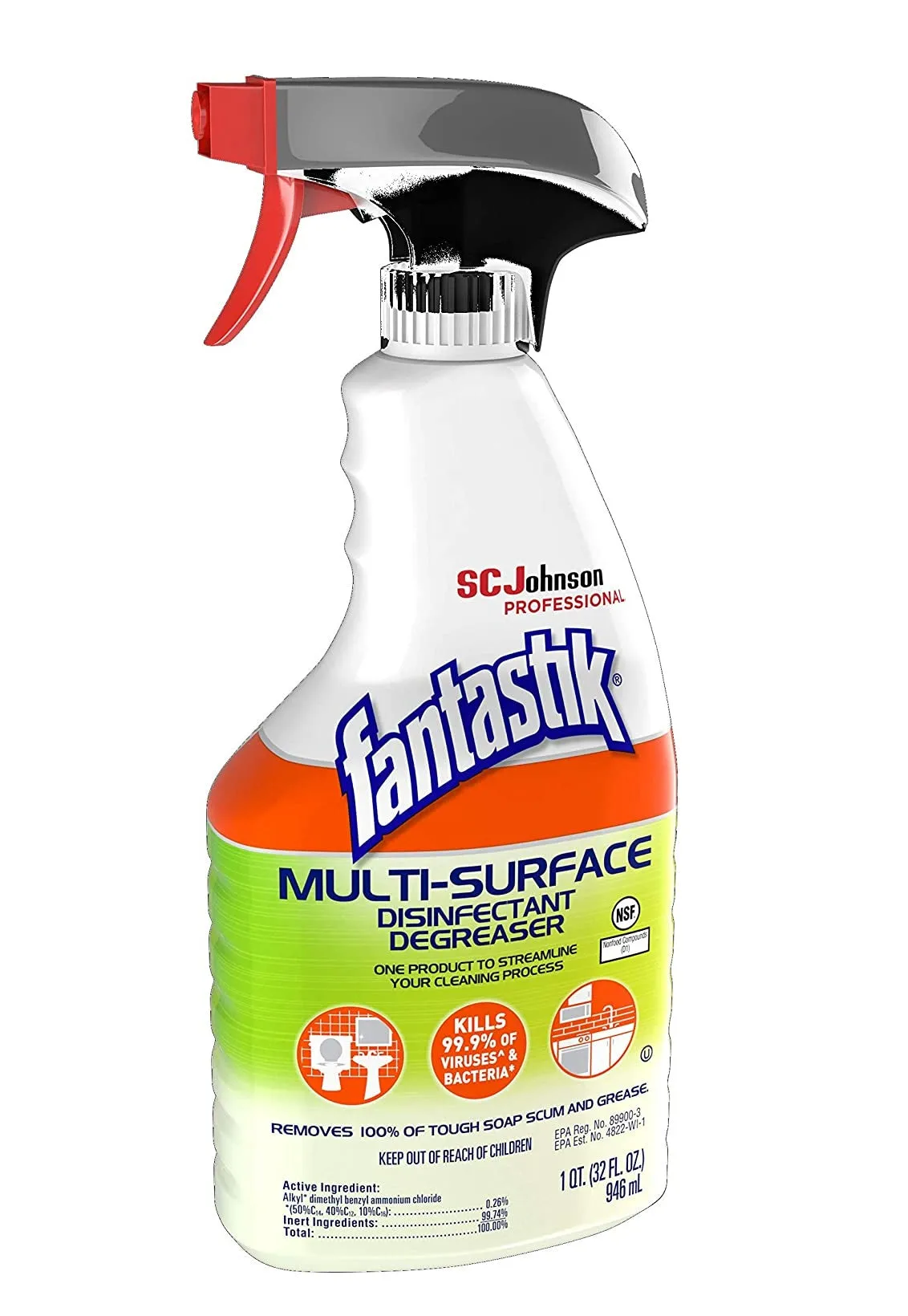 Fantastik Multi Surface Disinfectant Degreaser Trigger