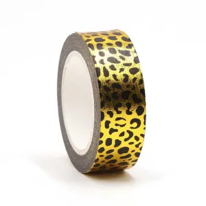 Gold Leopard Washi Tape (10m)