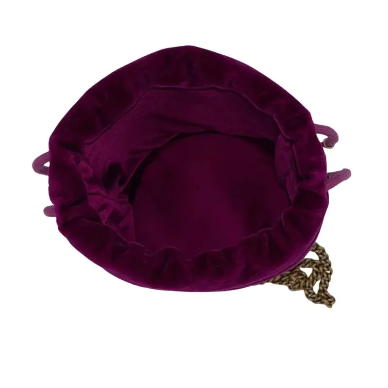 Gucci Marmont Matelassé Velvet Bucket Bag