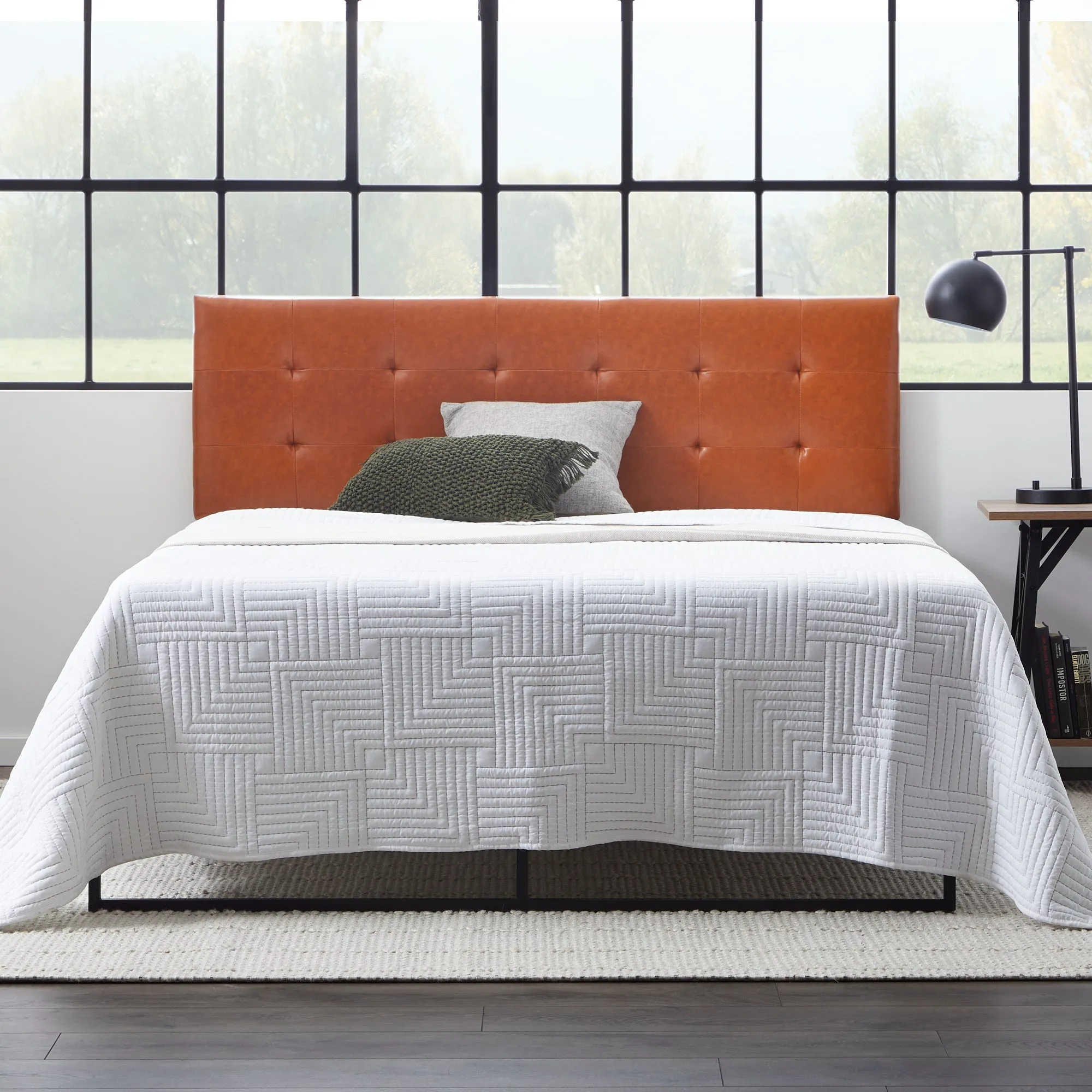 Hawthorne Faux Leather Headboard