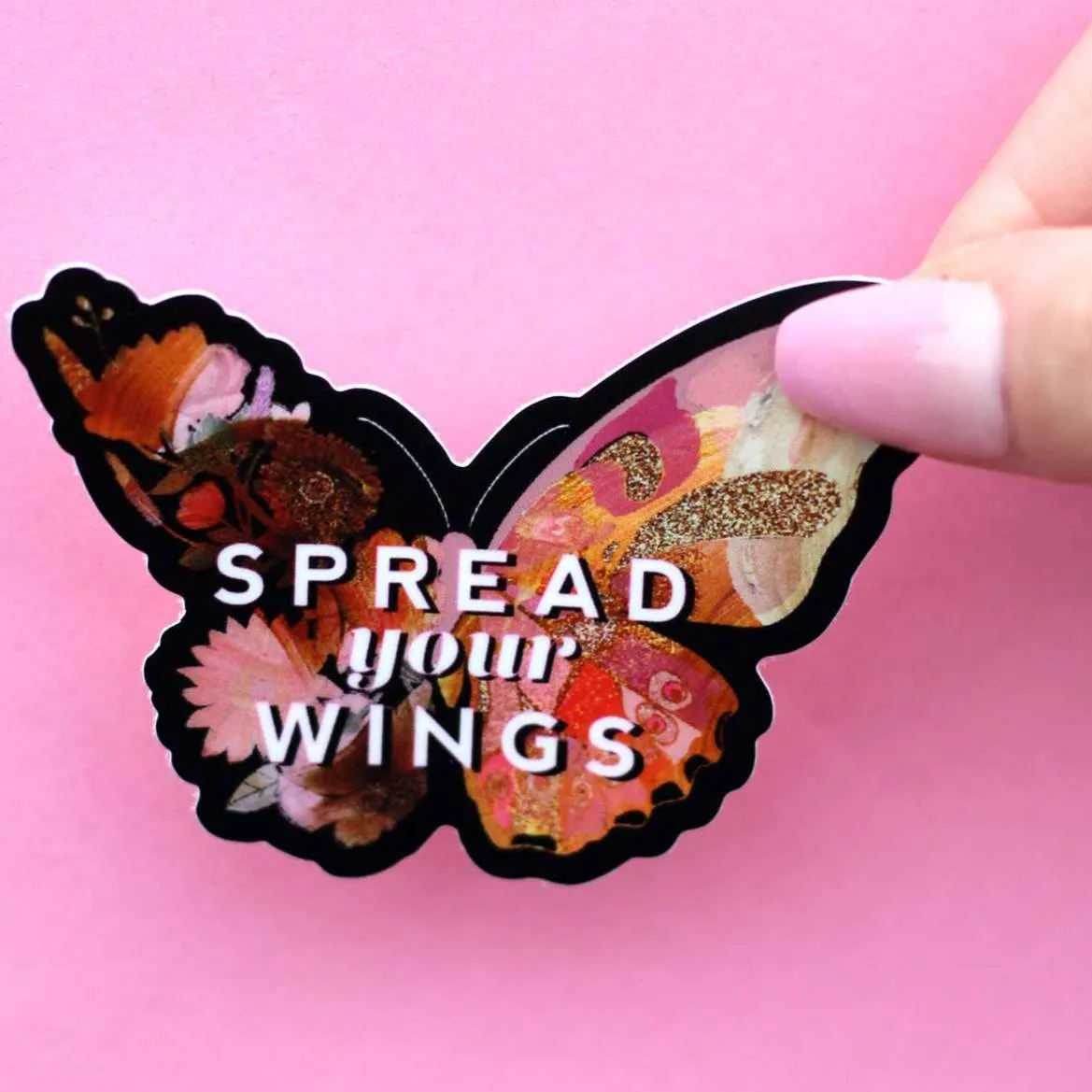 Kitty Meow Boutique | Spread Your Wings, Butterfly Empowerment Sticker