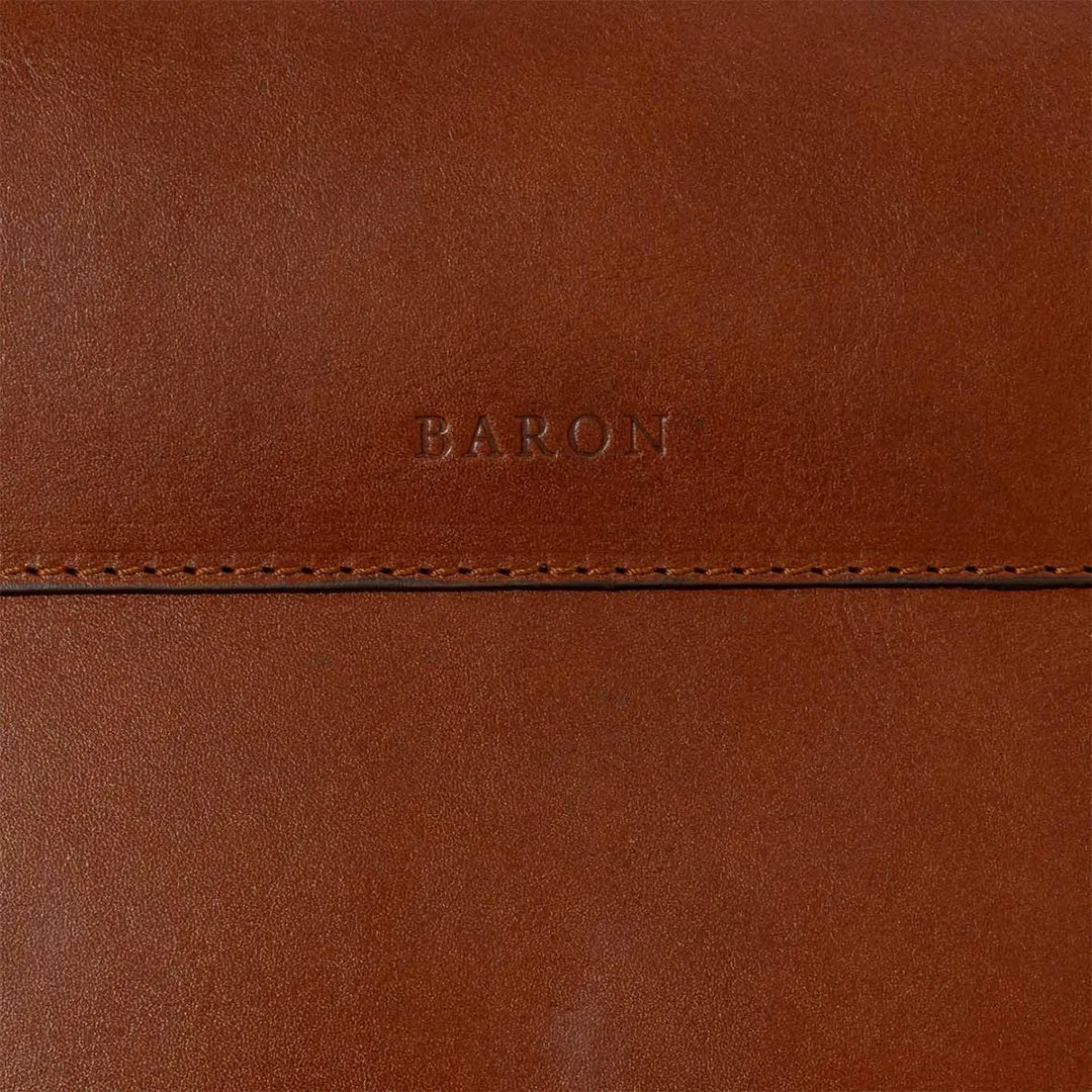 Laptop Portfolio - Cognac Leather by Baron