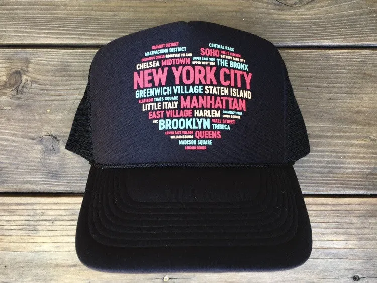 New York City community Heart - Trucker Hat