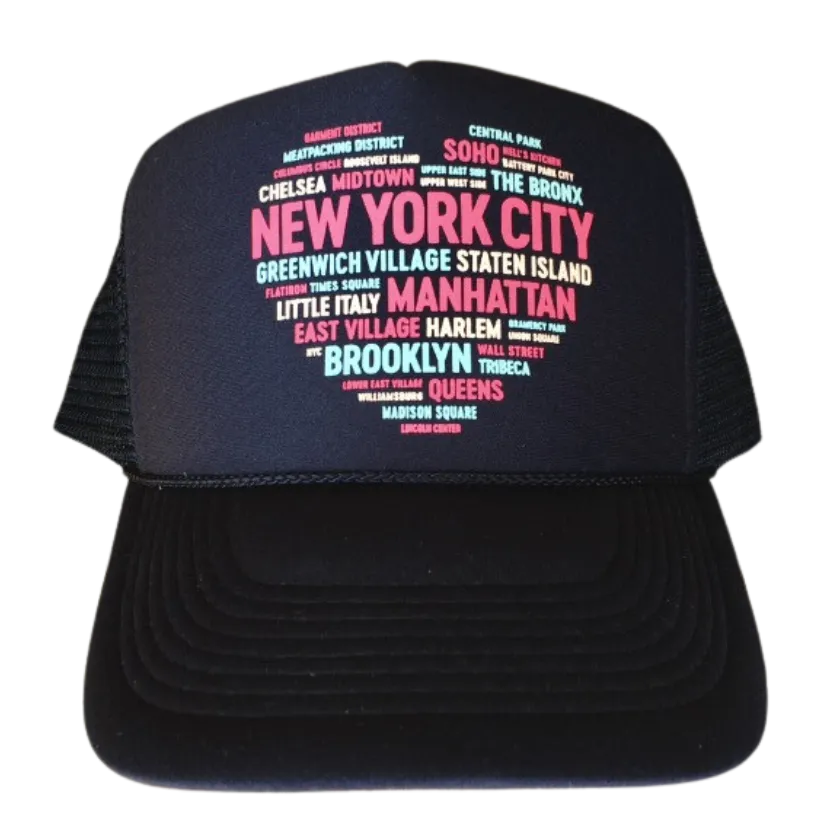 New York City community Heart - Trucker Hat