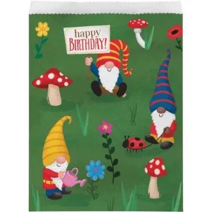 Party Gnomes Paper Treat Bags 22cm x 16cm 8pk