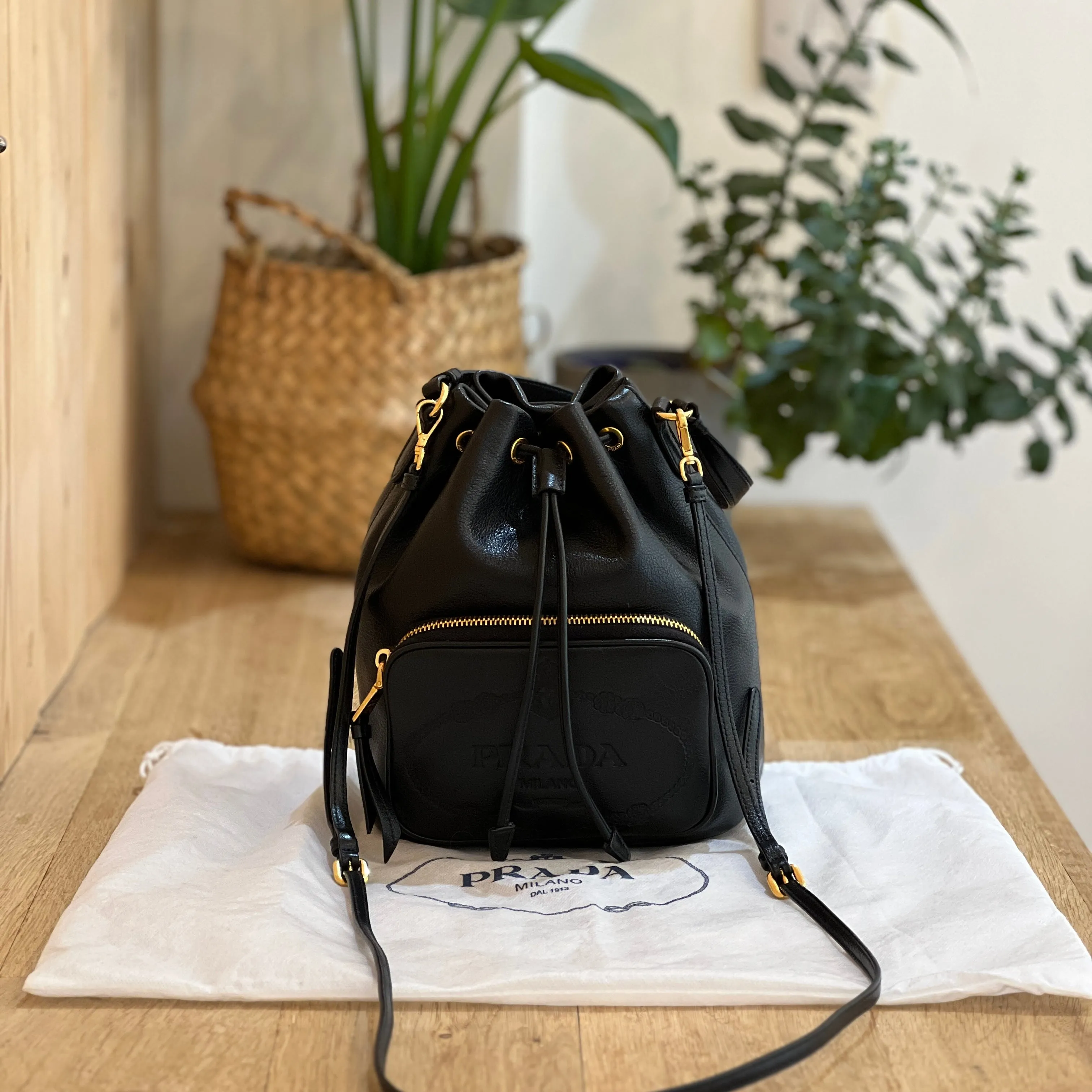 Prada Secchiello Bucket Bag