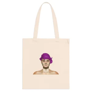 Purple Hair Girl Tote Bag