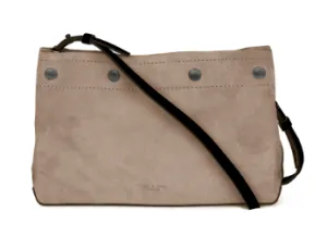 Rag & Bone- Compass Crossbody Snap Warm Grey Suede