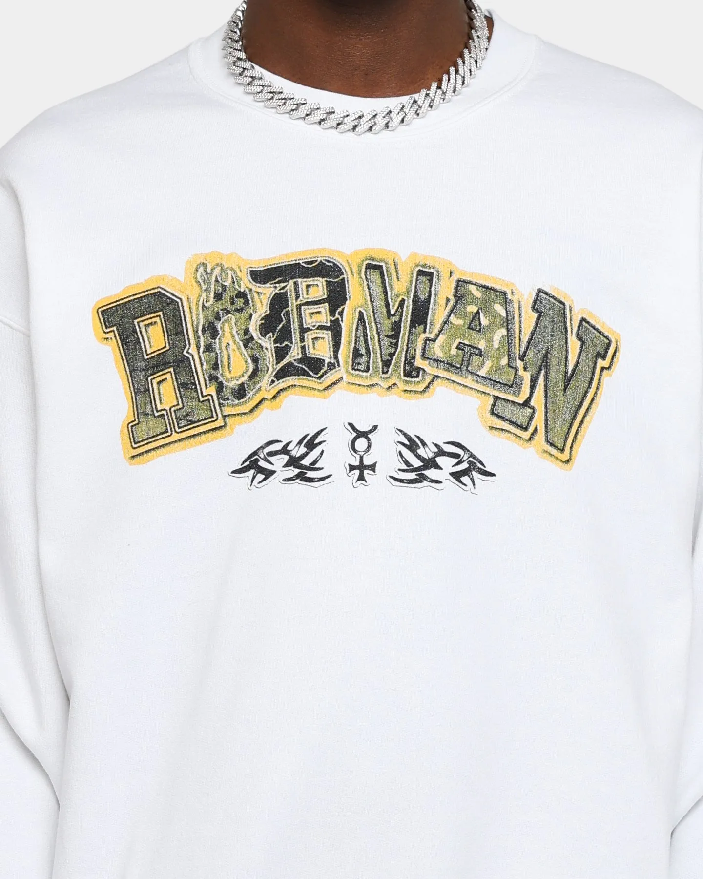 Rodman Brand Zine Crewneck White