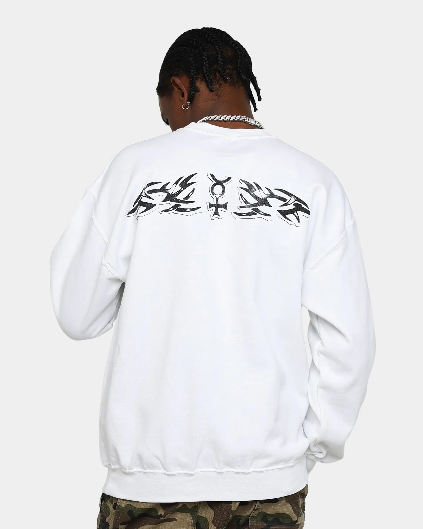 Rodman Brand Zine Crewneck White