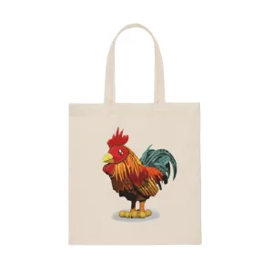 Rooster Canvas Tote Bag