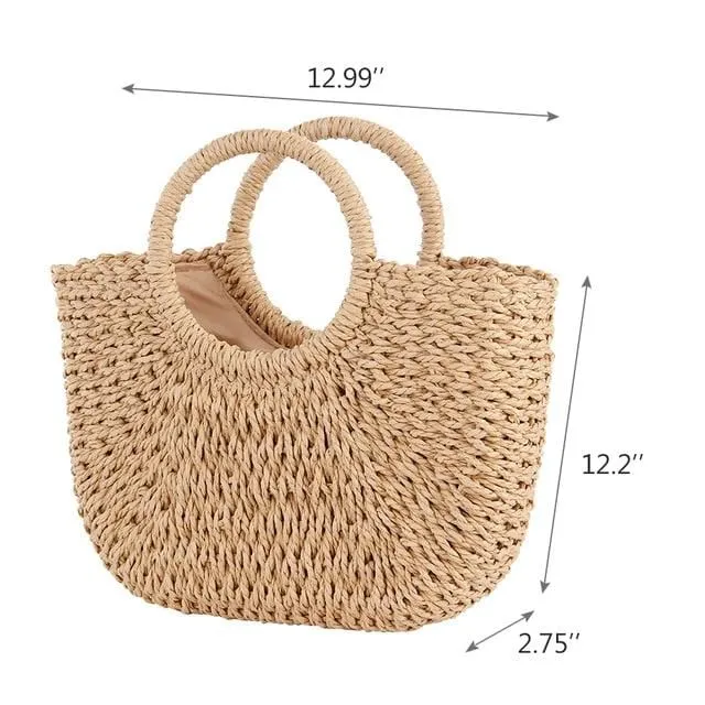 Small Bali Rattan Beachbag