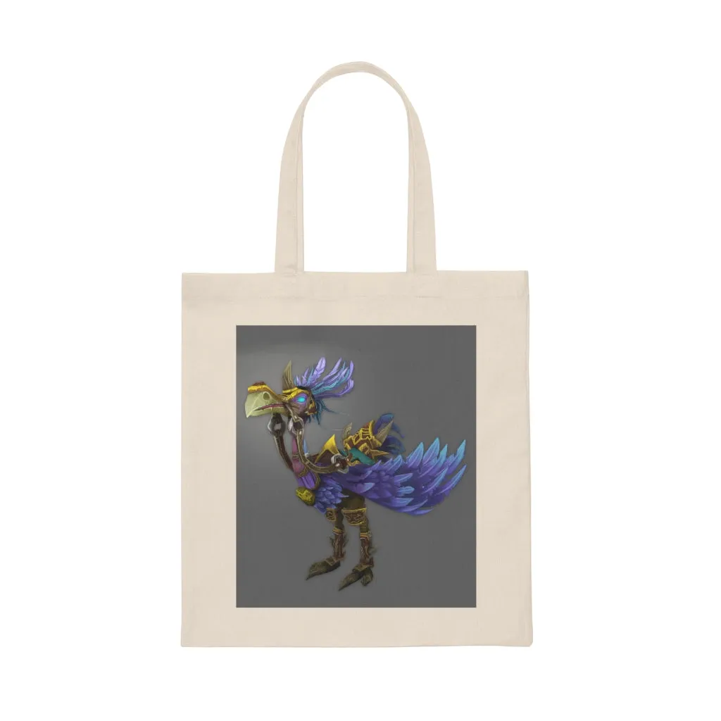 Squawkers the Ostrich Mount Canvas Tote Bag