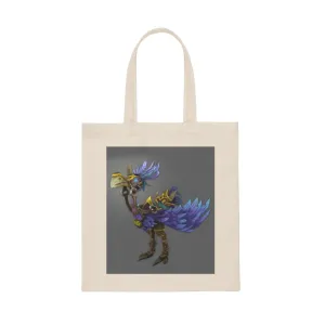 Squawkers the Ostrich Mount Canvas Tote Bag