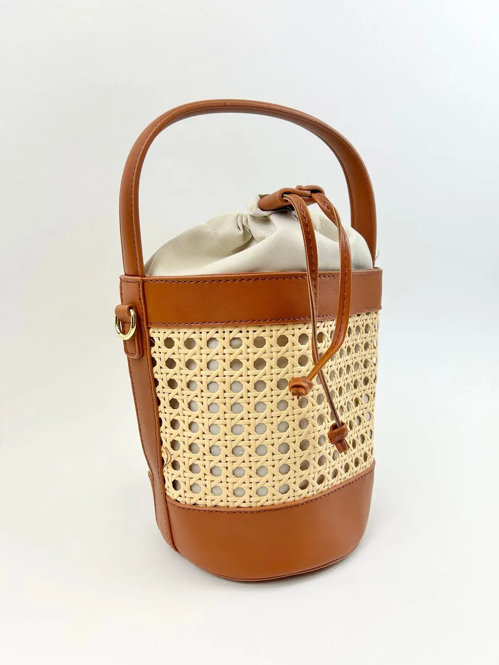 St Thomas Bucket Bag - Cognac