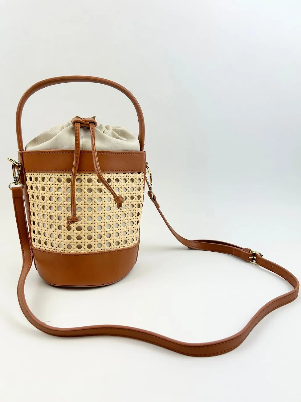 St Thomas Bucket Bag - Cognac