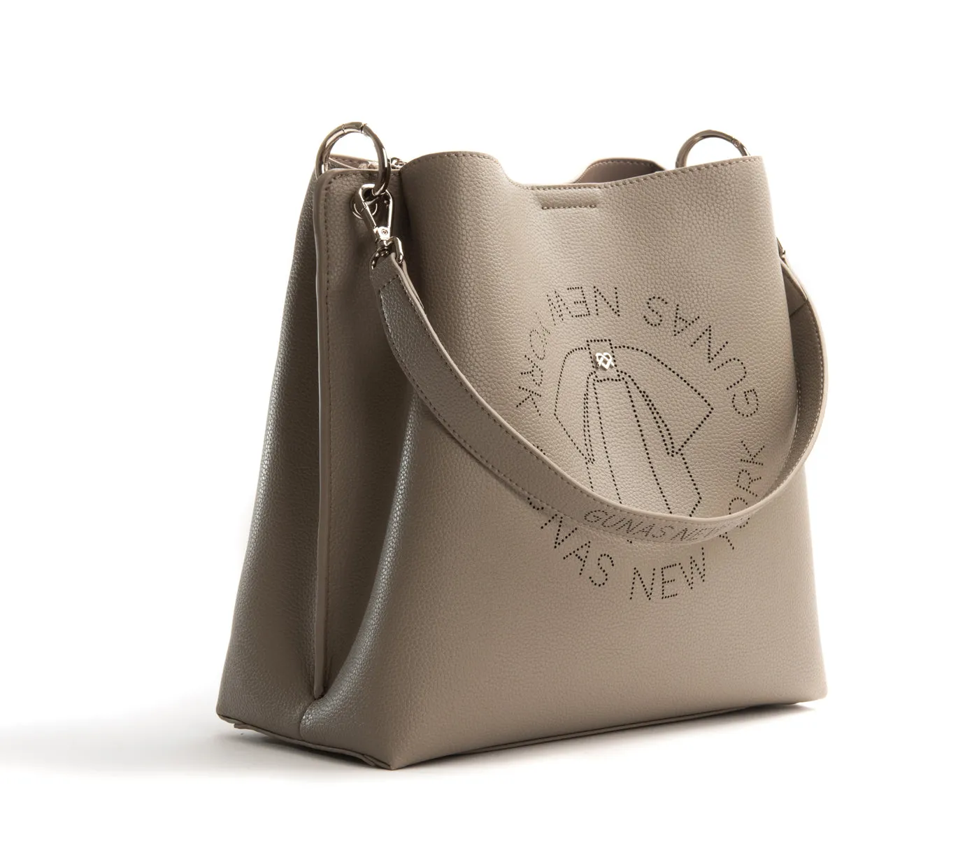 Tabitha - Grey Bucket Bag