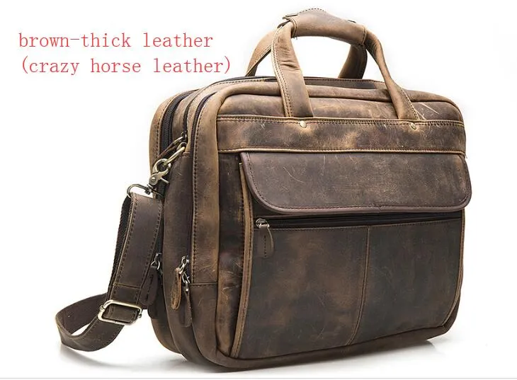 TEEK - Real Leather Antique Style Briefcase