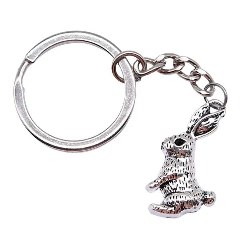 Vintage Rabbit Pendant Keychain for Your Bag or Purse